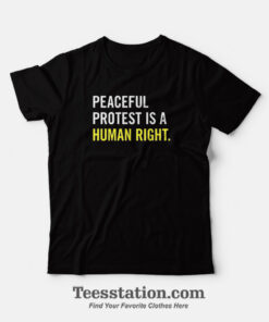 Peaceful Protest Is A Human Right T-Shirt