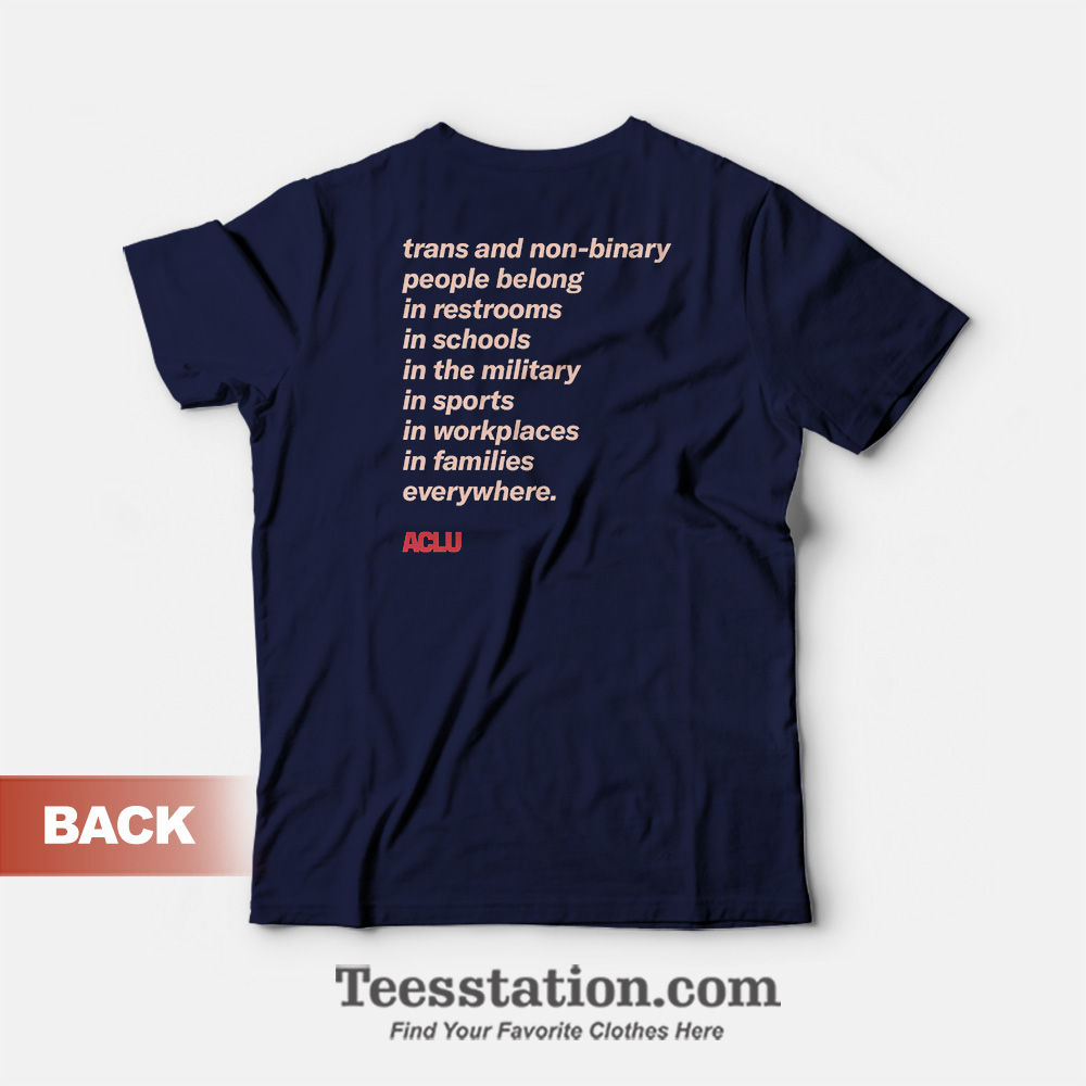 Trans People Belong T-Shirt Trans People Belong T-Shirt