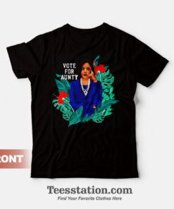 Kamala Harris Vote For Aunty T-Shirt