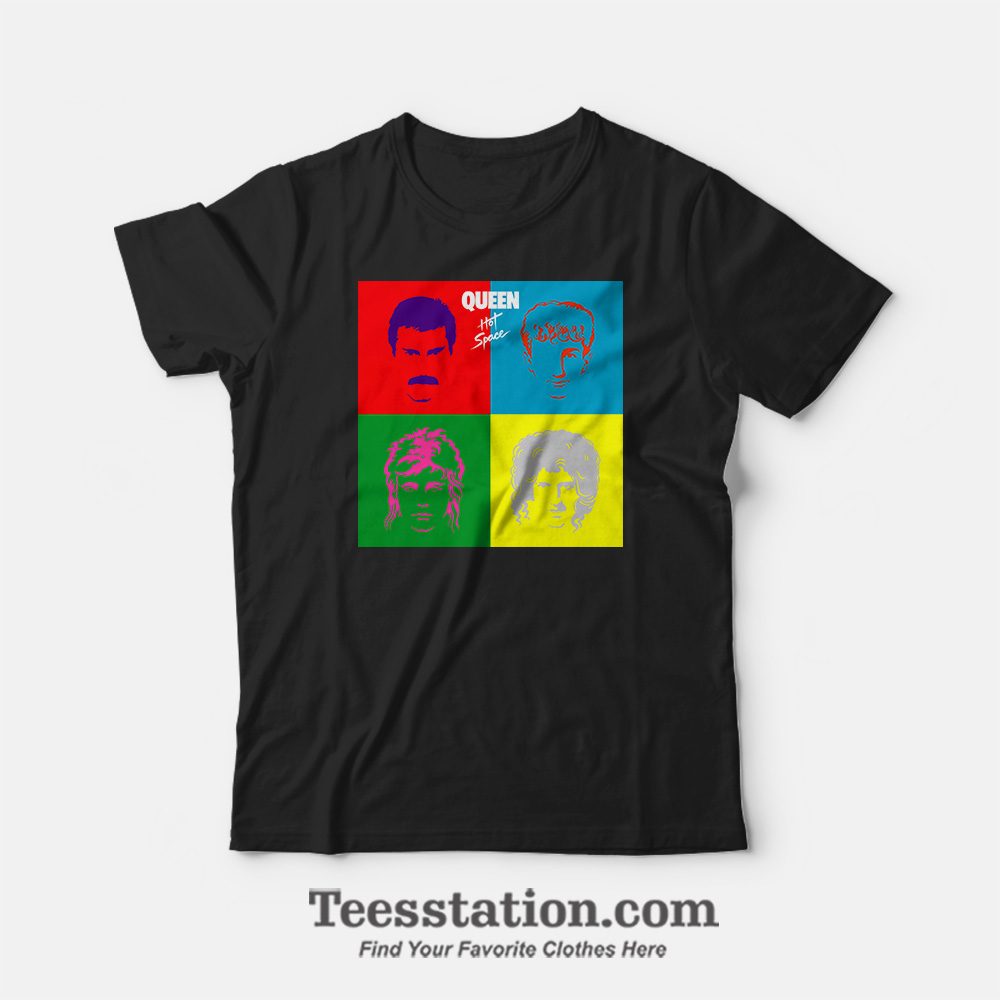 Queen Pop Art Hot Space T-Shirt Queen Pop Art Hot Space T-Shirt
