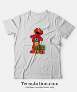 Funny Monster Elmo Fuck it Block Sesame Street T-Shirt