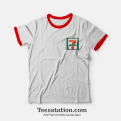 Seventh Heaven 7 Eleven Logo Parody Ringer T-shirt