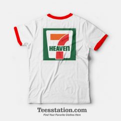 Seventh Heaven 7 Eleven Logo Parody Ringer T-shirt