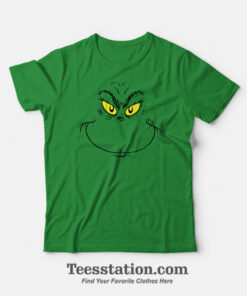 Dr. Seuss Grinch Face Youth T-shirt