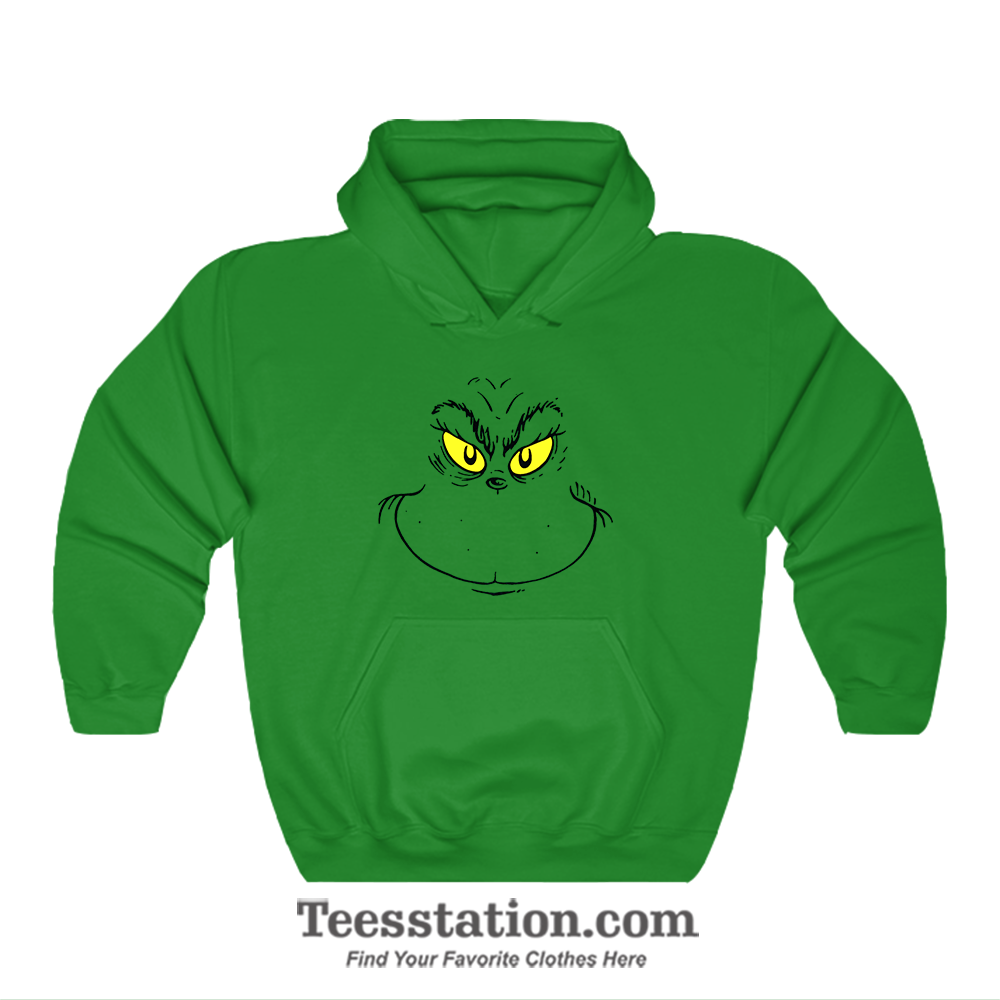 Dr. Seuss Grinch Face Hoodies Dr. Seuss Grinch Face Hoodies
