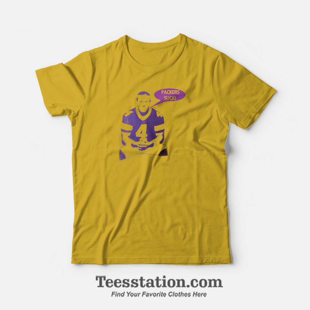 Brett Favre Packers Suck T-Shirt Brett Favre Packers Suck T-Shirt