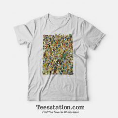 The Simpsons Cast Characters T-Shirt