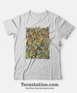 The Simpsons Cast Characters T-Shirt