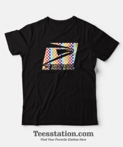 United States Postal Service USPS Multicolor Board T-Shirt