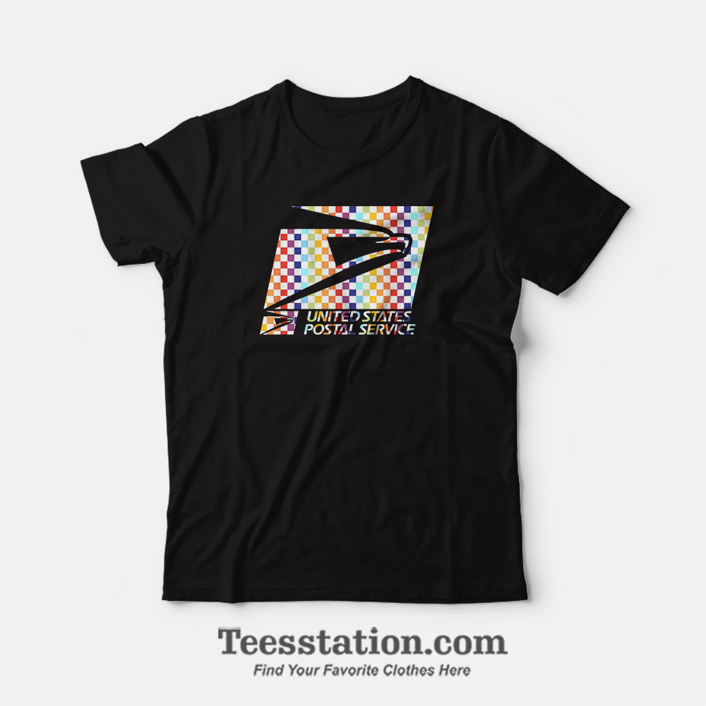 United States Postal Service USPS Multicolor Board T-Shirt United States Postal Service USPS Multicolor Board T-Shirt