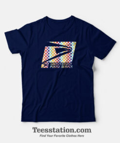 United States Postal Service USPS Multicolor Board T-Shirt