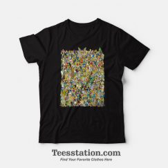 The Simpsons Cast Characters T-Shirt