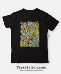 The Simpsons Cast Characters T-Shirt