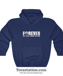 Oilers Forever Not Just When We Win Hoodie