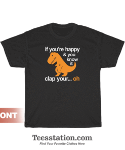 T Rex Clap Your Hands T-Shirt