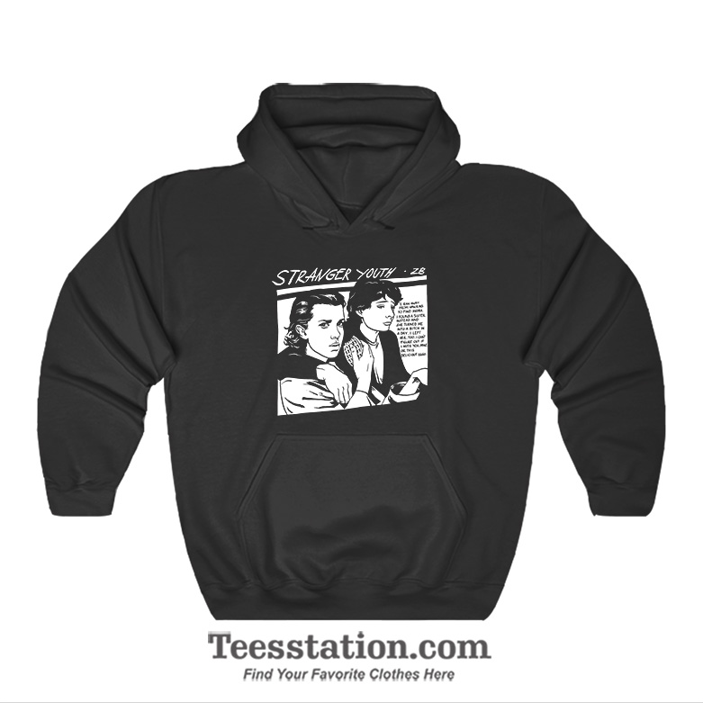 Stranger Thing Youth Mileven LP Parody Hoodie Stranger Thing Youth Mileven LP Parody Hoodie
