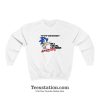 What Are Boobs Visual Learner Funny Sonic Meme Sweatshirt