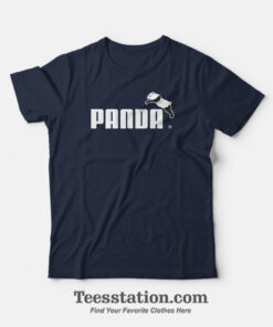 Panda Parody Puma Black Sublimation T-Shirt