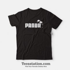 Panda Parody Puma Black Sublimation T-Shirt