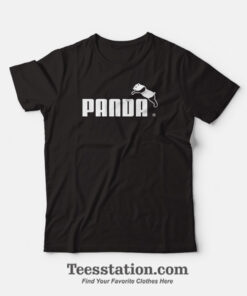 Panda Parody Puma Black Sublimation T-Shirt