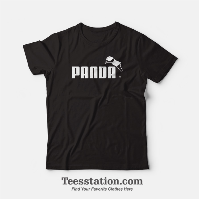 Panda Parody Puma Black Sublimation T-Shirt Panda Parody Puma Black Sublimation T-Shirt