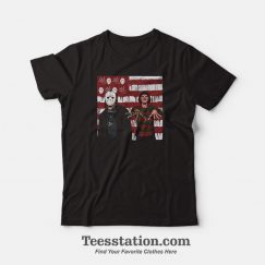Freddy and Jason Horror Movie Halloween T-Shirt