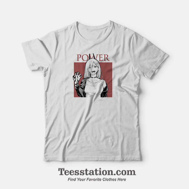 Power Chainsaw Man Waifu T-Shirt Power Chainsaw Man Waifu T-Shirt