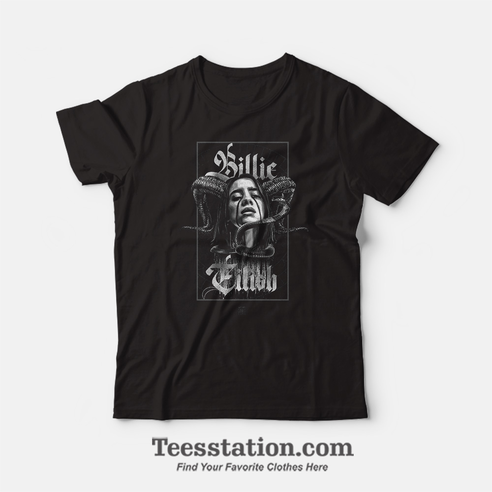 Billie Eilish Dark Art T-Shirt Billie Eilish Dark Art T-Shirt