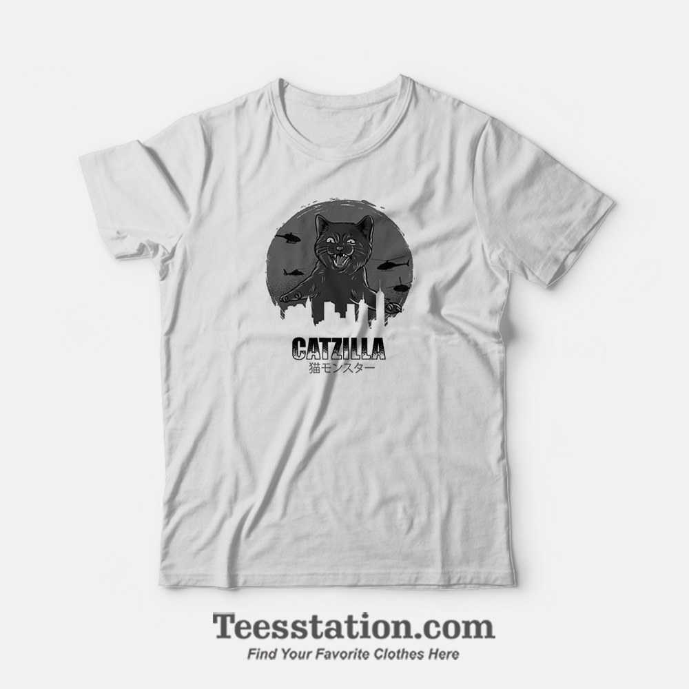 Meow Roar Catzilla T-Shirt Meow Roar Catzilla T-Shirt