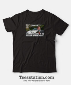 Creepy Joe Biden Enjoying His Share Meme T-Shirt