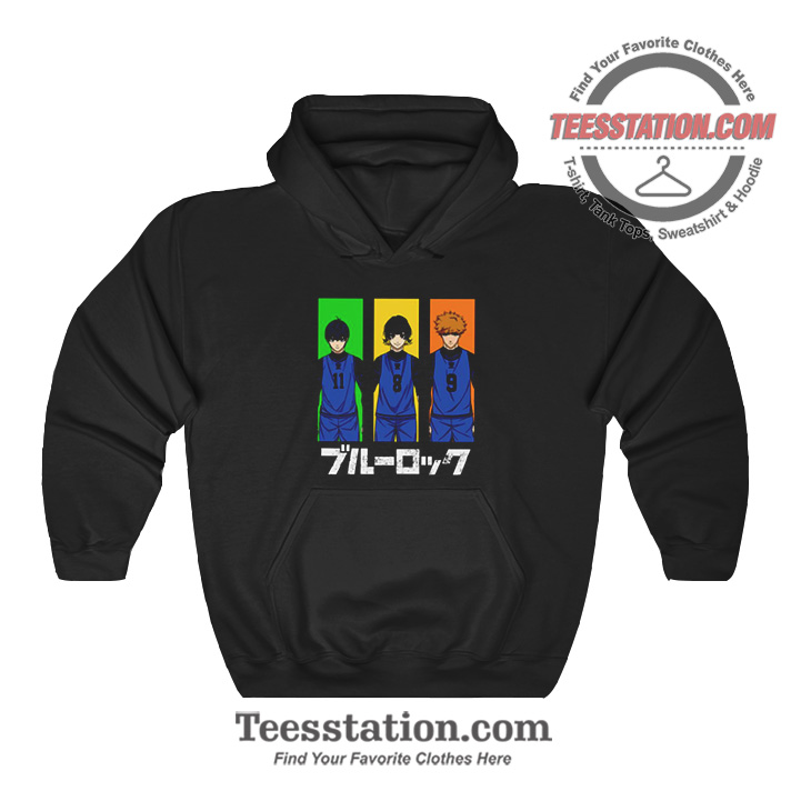 Isagi Bachira Kunigami Bluelock Hoodie Isagi Bachira Kunigami Bluelock Hoodie