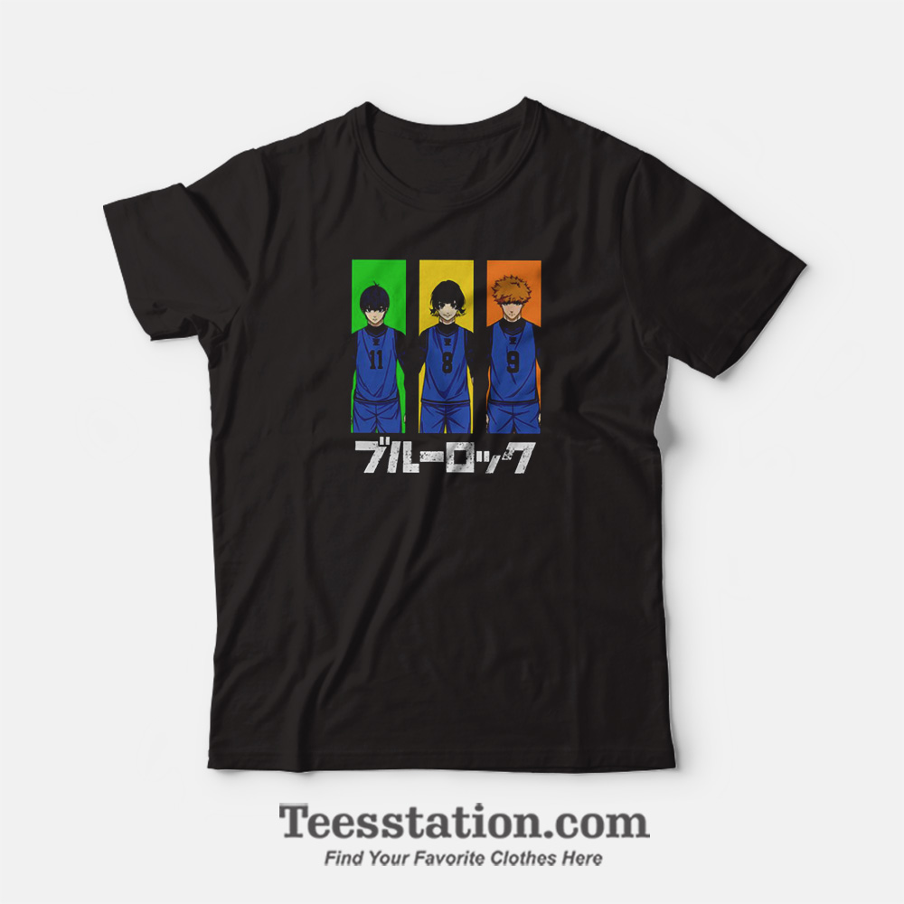Isagi Bachira Kunigami Bluelock T-Shirt Isagi Bachira Kunigami Bluelock T-Shirt