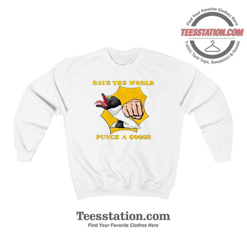 Penguin Punch A Goose Sweatshirt Penguin Punch A Goose Sweatshirt