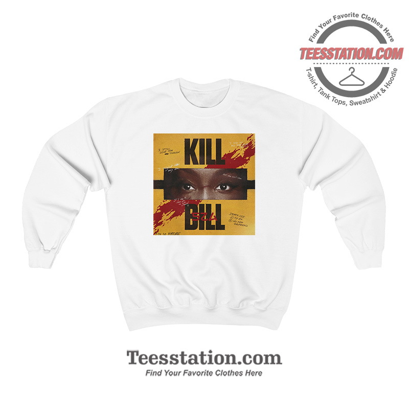 SZA Kill Bill Album Cover Sweatshirt SZA Kill Bill Album Cover Sweatshirt