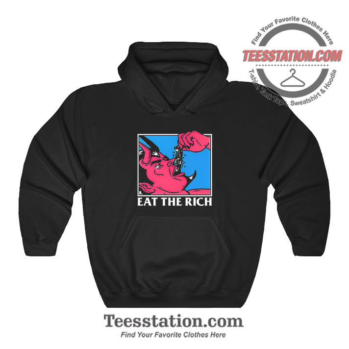 Satan Eat The Rich Hoodie Satan Eat The Rich Hoodie