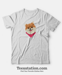 Shiba Face With Red Ribbon T-Shirt