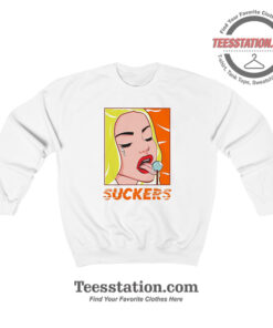 Suckers Girl With Lolipop Sweatshirt