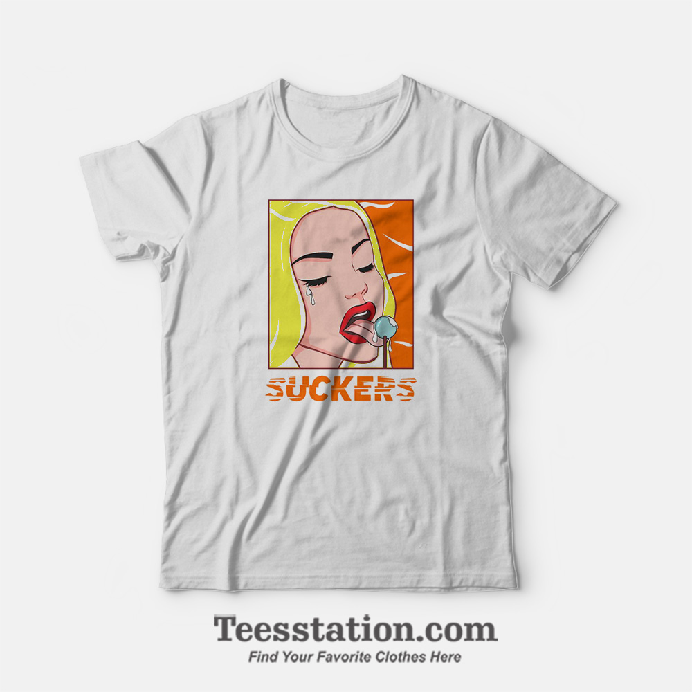 Suckers Girl With Lolipop T-Shirt Suckers Girl With Lolipop T-Shirt