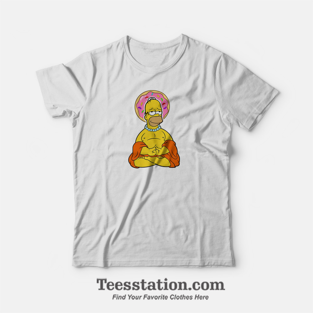 The Simpsons Homer Buddha T-Shirt The Simpsons Homer Buddha T-Shirt