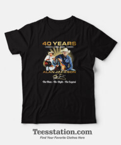 Alan Jackson 40 Years Vintage T-Shirt