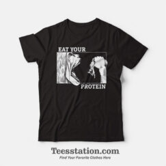Attack On Titan Eat Your Protein Anime GYM T-Shirt