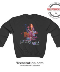 Black Pink Lovesick Girls Sweatshirt