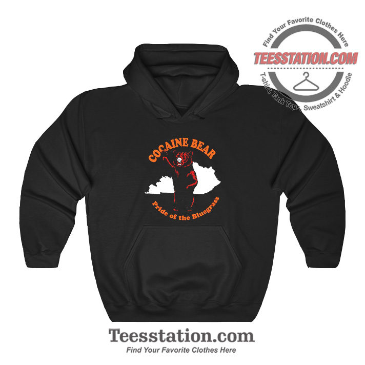 Cocaine Bear Pride Of The Bluegrass Hoodie Cocaine Bear Pride Of The Bluegrass Hoodie