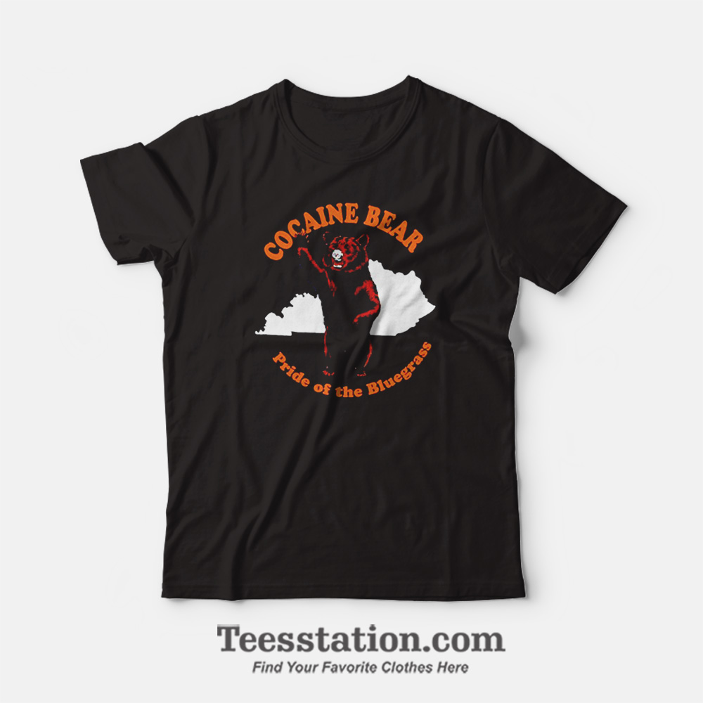 Cocaine Bear Pride Of The Bluegrass T-Shirt Cocaine Bear Pride Of The Bluegrass T-Shirt
