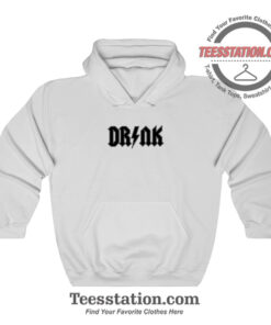 Drink AC DC Band Logo Parody Hoodie