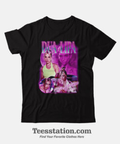 Dua Lipa Future Nostalgia Album Retro T-Shirt