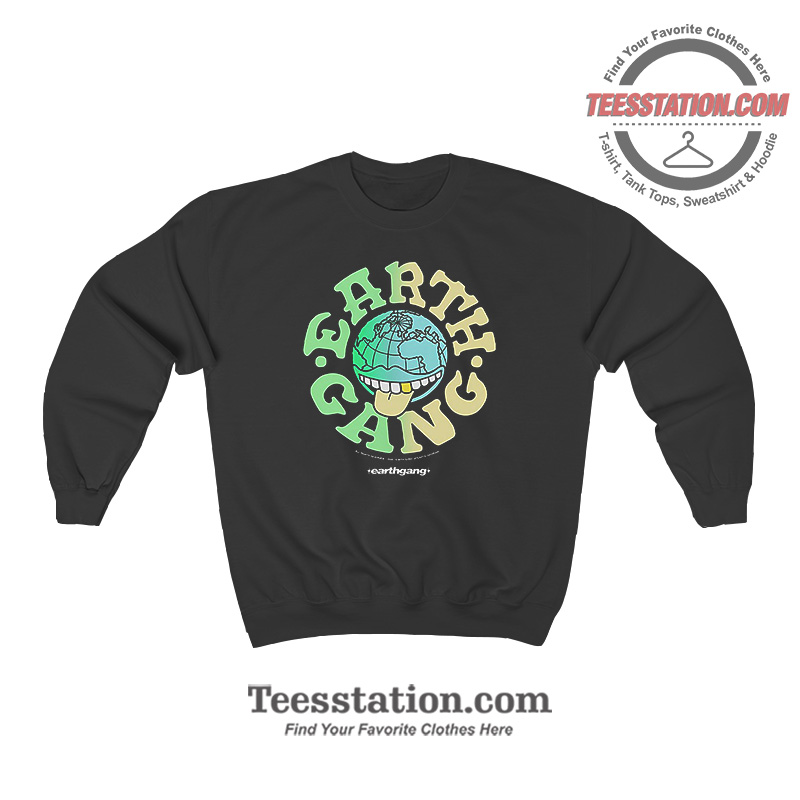 Earthgang Ombre Globe Vintage Sweatshirt Earthgang Ombre Globe Vintage Sweatshirt