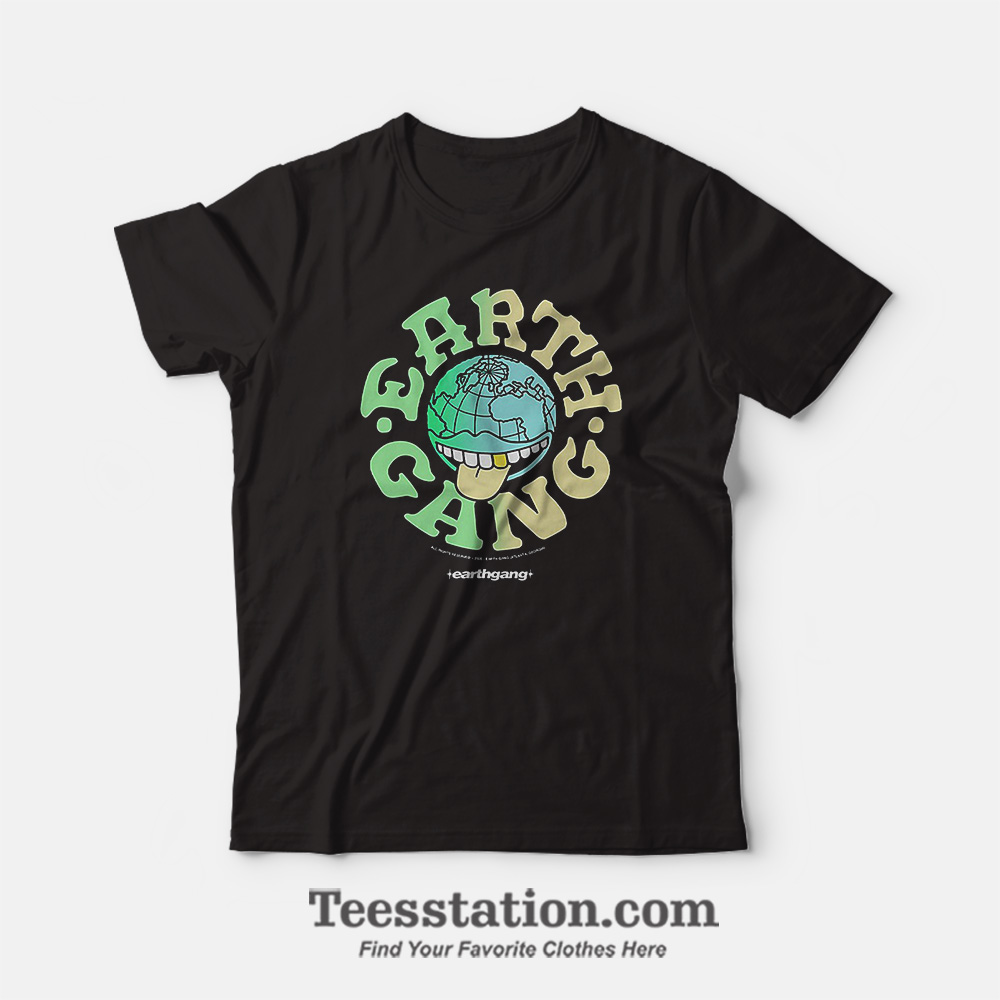 Earthgang Ombre Globe Vintage T-Shirt Earthgang Ombre Globe Vintage T-Shirt