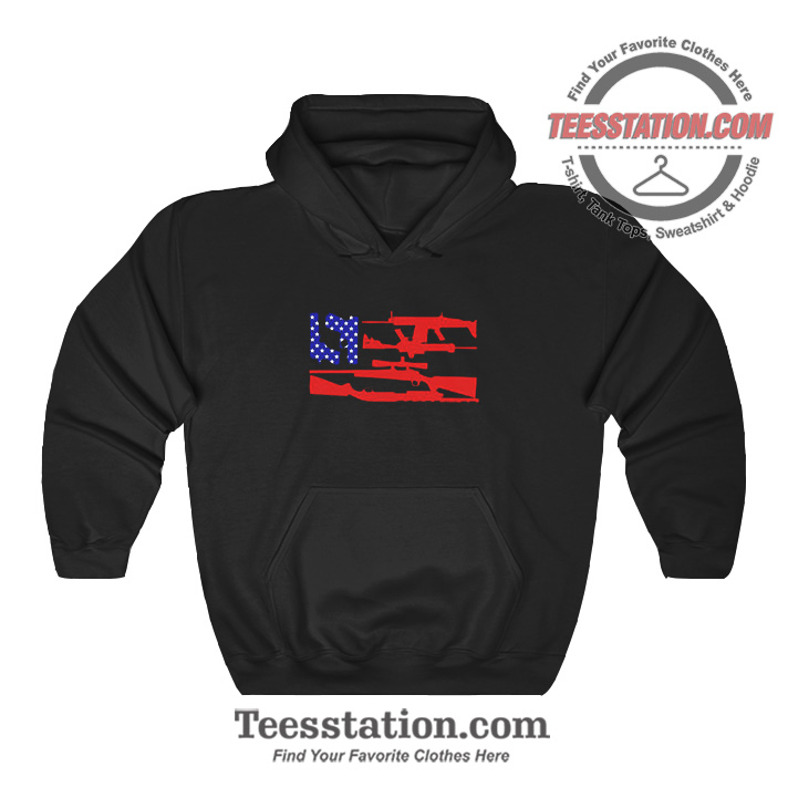 Guns 69 United State America Flags Hoodie Guns 69 United State America Flags Hoodie