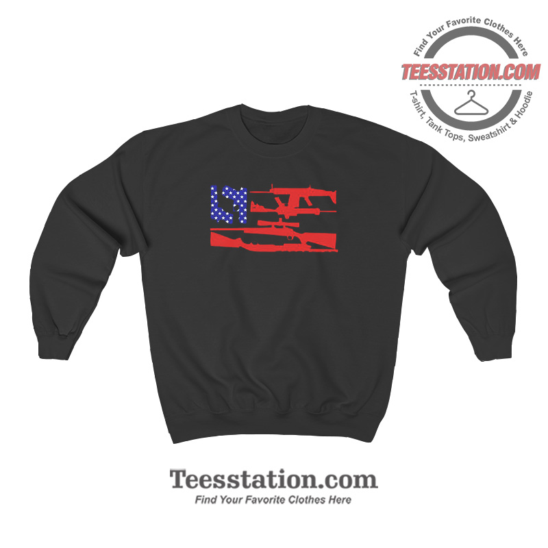 Guns 69 United State America Flags Sweatshirt Guns 69 United State America Flags Sweatshirt